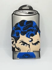 ICUP DC Comics Superman Blue Die-Cut Face Huggie Can Cooler New