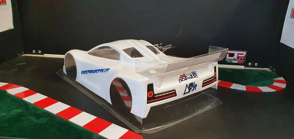 0185KIT - RC BODY scale 1/8 ASPARK OWL GT5 - KIT COMPLETO DECALS+WING - Immagine 3 di 4