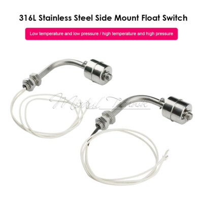 304 316 Stainless Steel Side Mounted Float Switch Water Level Controller Sensor