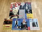 BILLY IDOL 1990s Lot of Clippings Posters Swedish Music magazine