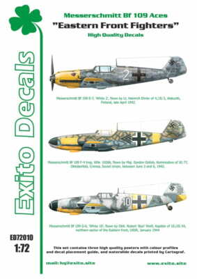 EXITO DECALS ED72010 - 1:72 Eastern Front Fighters