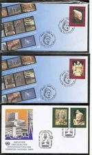 UN Vienna SC #  230-31 Geneva 314-315 Terracota Warriors FDC. UNPA