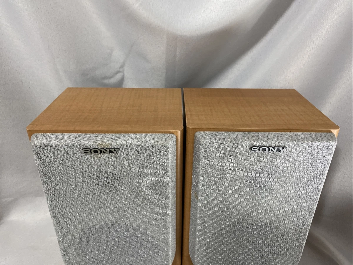Sony wooden store speakers