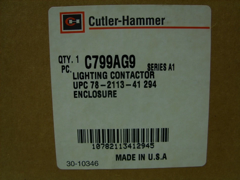 Nuevo Eaton Cutler-Hammer C799AG9 Gabinete para Contactor de Iluminación 12" x 9" x 4"  Foto 2 de 4