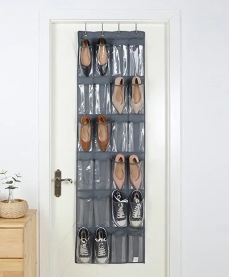 Mainstays Nonwoven 24-pocket Over-the-Door Shoe Organizer - Holds up to 12 pairs - Image 3 of 3