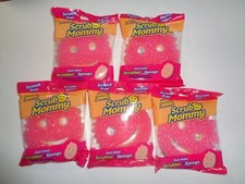 Lot of 5 Scrub Mommy Dual-Sided Pink Scrubber...