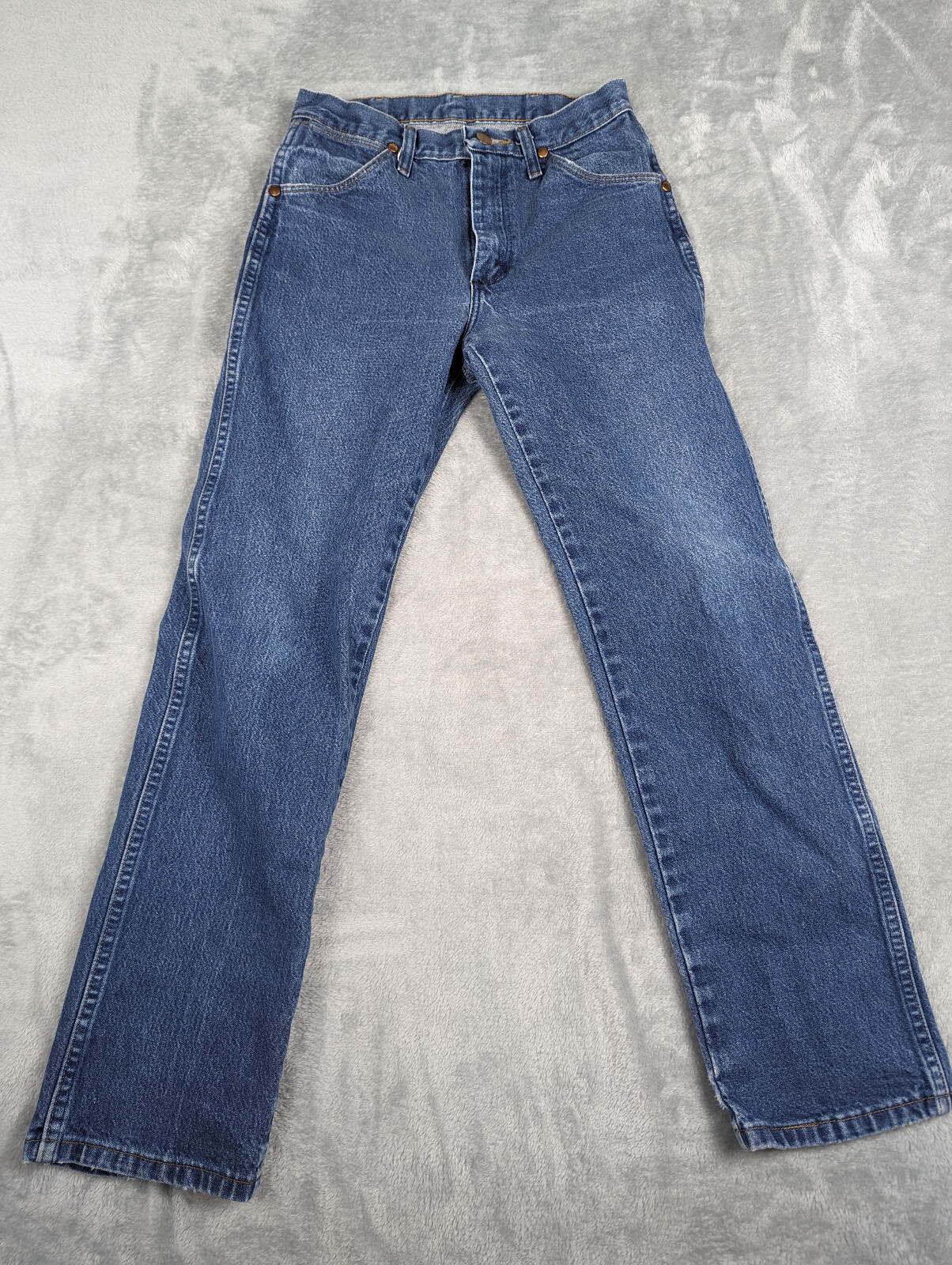 Wrangler Jeans Mens Cowboy Cut Dark Wash 100% Cotton 13MWZ USA 29x31