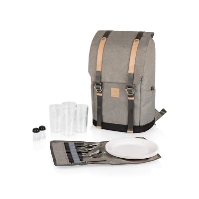 PICNIC TIME - PT-Frontier Picnic Backpack - Backpack Cooler with Picnic Set -...