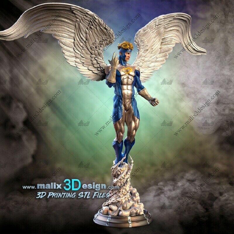 Angel X-Men 3D Printing Unpainted Figure Model GK Blank Kit New