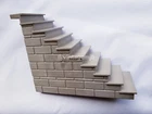 PLAYMOBIL VINTAGE 3666 KING'S CASTLE EXTERIOR STAIRS GREY STONE - EXCELLENT!