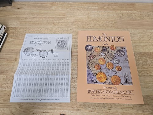 1993 Bowers & Merena Coin Auction Catalog The Edmonton Sale