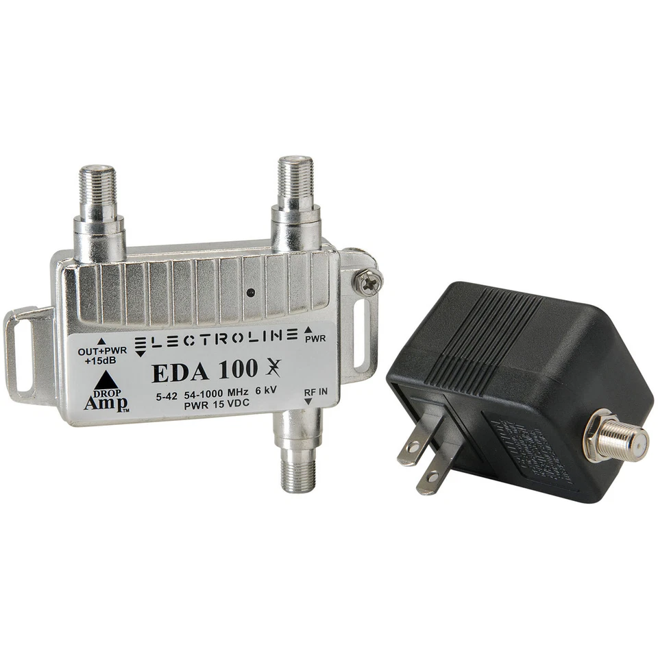 Electroline EDA100 Low Noise CATV MINI Amplifier +15dB - Image 2 of 3