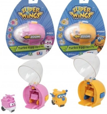 GIOCHI PREZIOSI SUPER WINGS turbo egg personaggio in uovo lanciatore 3+ D178