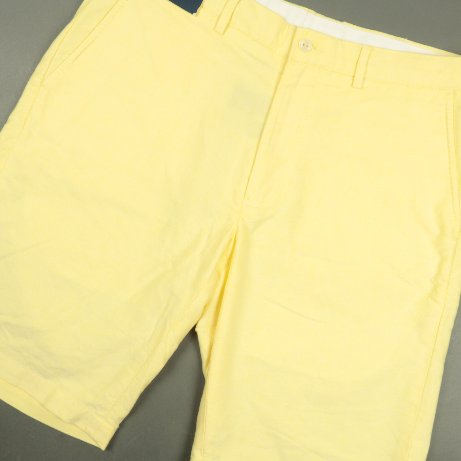 Vintage 2002 Polo Ralph Lauren Preston Oxford Shorts in Lemon Rind Size