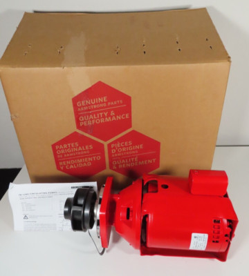 Armstrong 1/4 Hp S-45 Circulator Pump *Less Volute* With Viton Seal NEW OPEN BOX