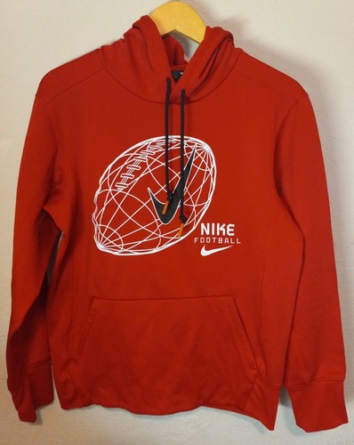 NIKE THERMA FOOTBALL HOODIE Men's red 