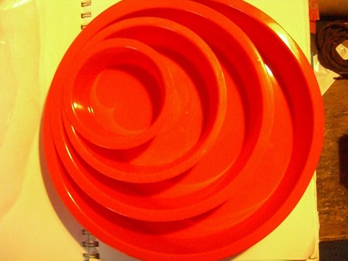 4 Stück Silikon Backbleche - 10 Zoll; 8 Zoll; 6 Zoll; 4 Zoll (#I390) - Bild 1 von 9