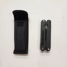 Mountain Quest Multitool w/ case Pliers Knife File Screwdriver Bottle Opener +