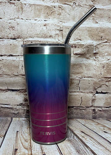 Tervis Blue Raspberry Ombre Insulated Travel Tumbler Turquoise to Dark ...