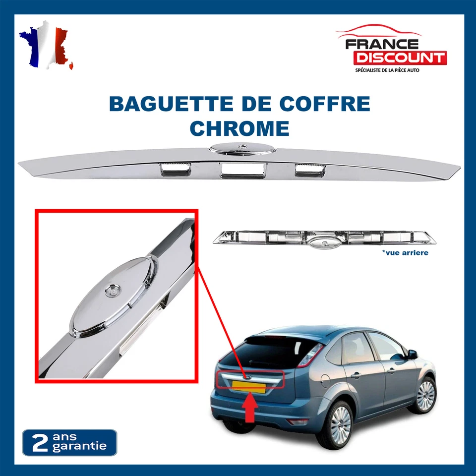Bandeau Chrome Arriere Compatible Focus II 1581833 A43400BCXWAA 8M51A43400CD