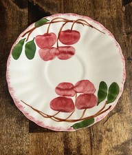 Blue Ridge Pottery ‘Cherry Cobbler’ Saucer VINTAGE Hand Painted