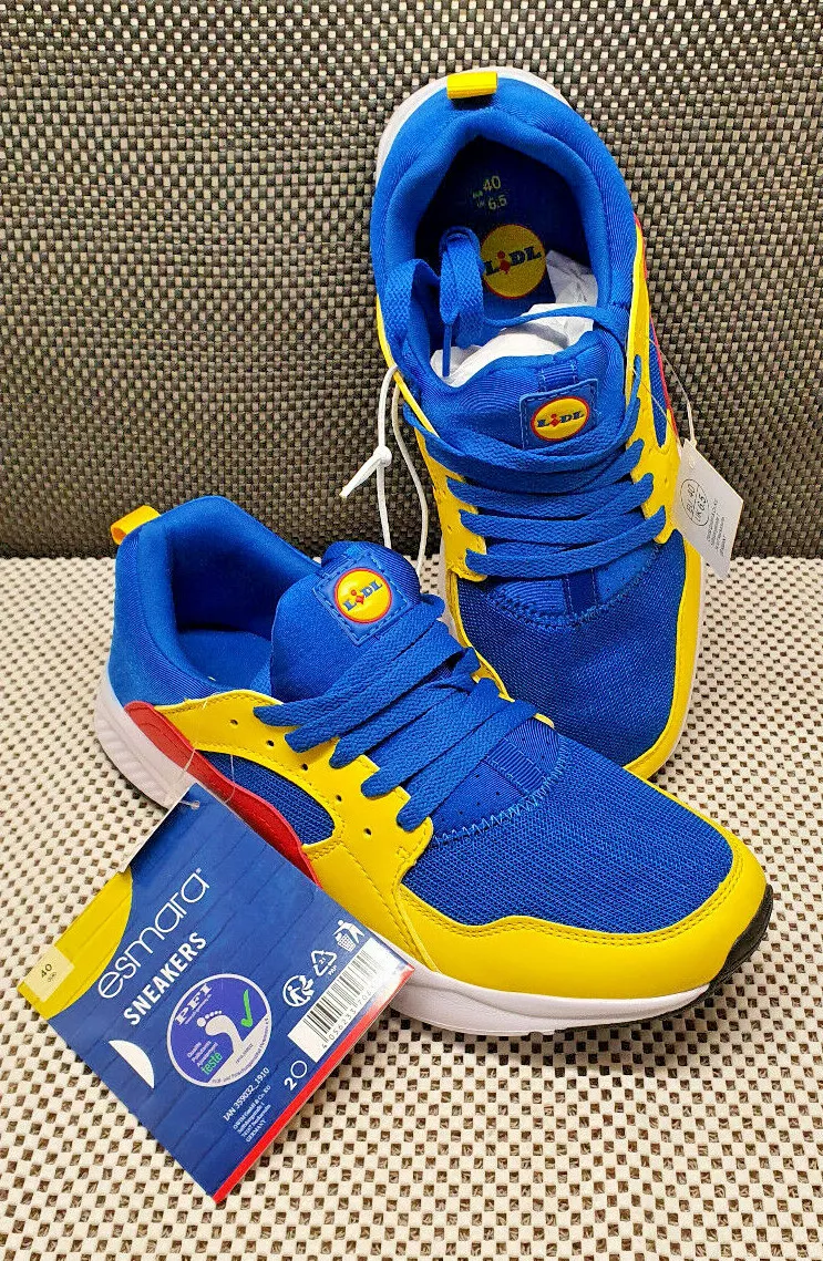 New Pair Lidl Sneakers Size 40 (UK 6.5) Limited Edition Basketball