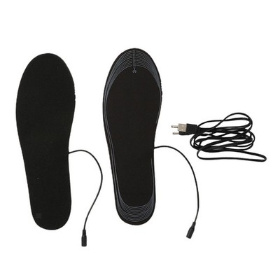 USB elektrisch beheizte Schuheinlagen Fußwärmer DIY Wärmer Socken Batterie