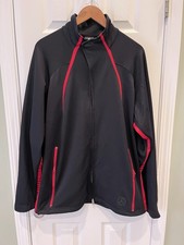 Nike Air Jordan Dri-FIT Full Zip Track Jacket Black Red Men s Large 365499 Y2K