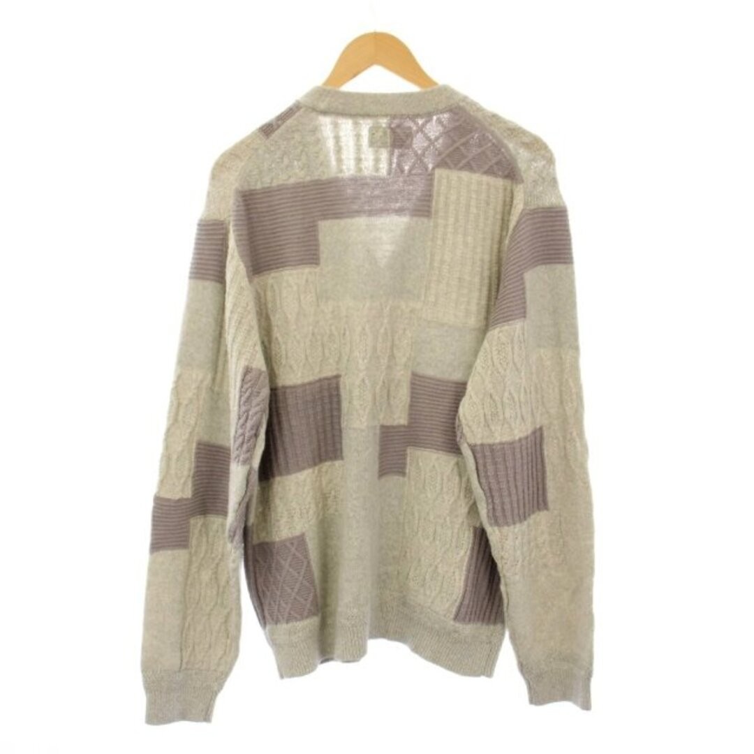 Beams Plus BEAMS+ Cardigan Patchwork Like Jacquar… - image 2