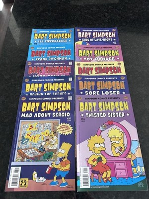 Bart Simpson Comics #50-59 Complete Lot of 10 Comics VG Condition Bongo