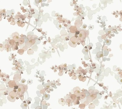 Wallpaper Candice Olson Casual Elegance Blossom Fling Clay 60 Sq Ft Bolt