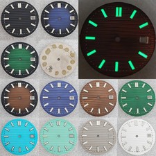 30mm Watch Dial Single-Date Green Luminous Watch Dial For Japanese 9015 Movement