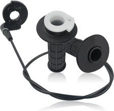 Throttle Cable Kit, Handlebar Grips with Twist Throttle & 47" Throttle Cables