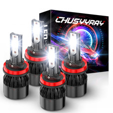 H9 H11 LED Headlight Bulbs For Toyota Tacoma Crew Cab Pickup 2016-2025