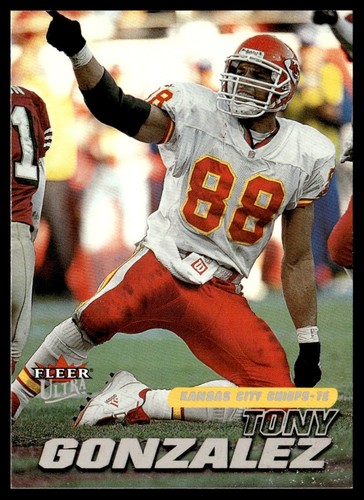 2001 Ultra Tony Gonzalez Kansas City Chiefs #52 - Zdjęcie 1 z 2