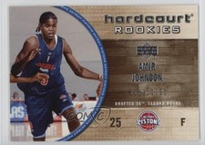 2005-06 Upper Deck Hardcourt Hardcourt Rookies /1750 Amir Johnson #121 1gv4