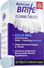 Retainer Cleaner Tablets for Ultrasonic Cleaners, Used for Cleaning Invisalig...
