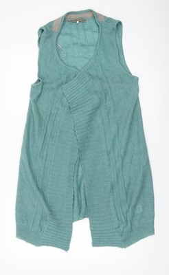 Tolle ärmellose Damen-Strickweste grün UK 12 von 2 Look