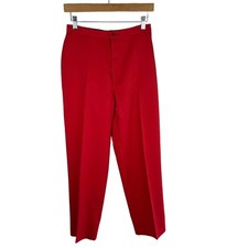 Levi Strauss  Co. Vintage 80s Red Straight Leg High Rise Dress Pants Size 12