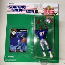1995 Kenner Starting Lineup NFL BEN COATES New England Patriots Toy Figure +Card