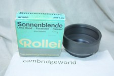 Rolleiflex Rollei NEW OLD STOCK 62mm RUBBER LENS HOOD SHADE ROLLEI BRAND in BOX