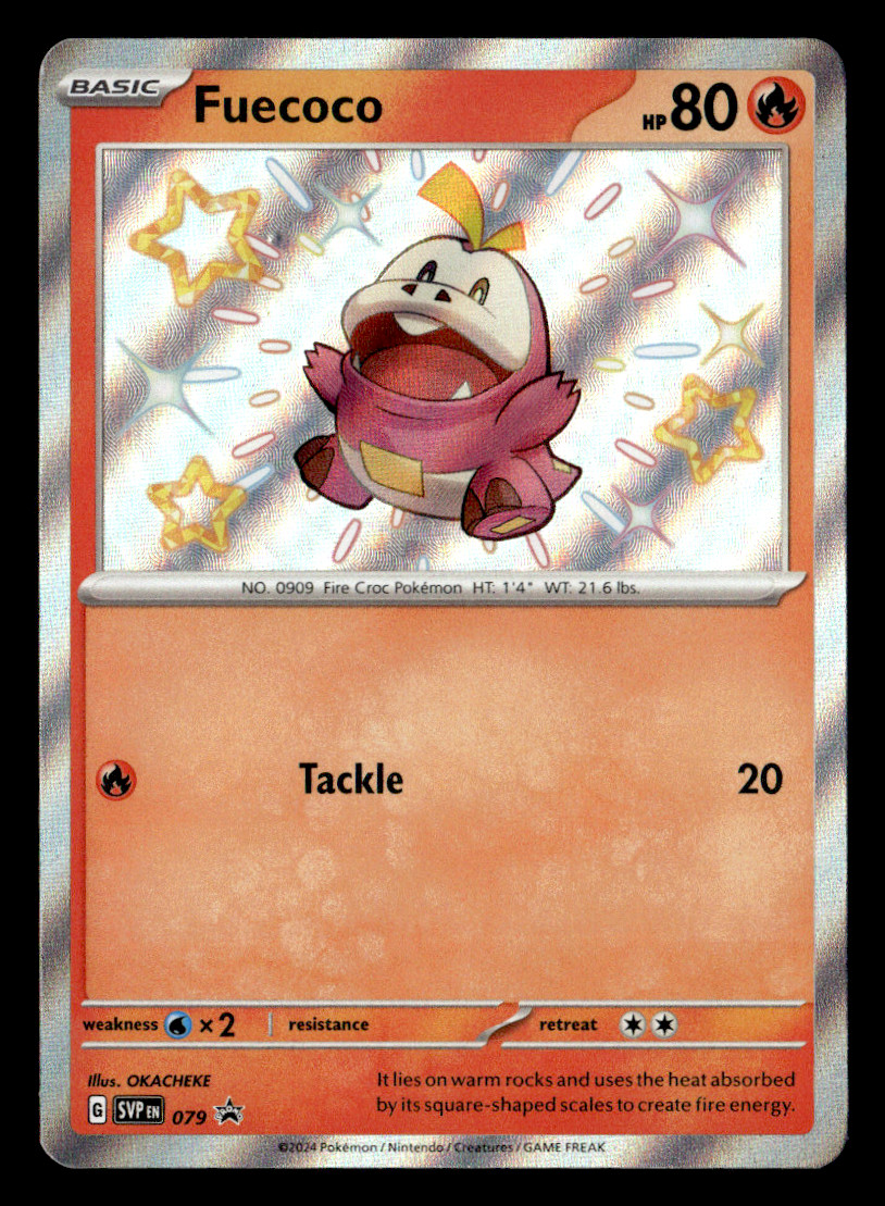 Fuecoco - Promo Holo SV: Scarlet & Violet Promo Cards 079 NM Pokémon TCG