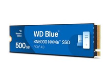Western Digital Blue SN5000 500 GB, SSD blau, PCIe 4.0 x4, NVMe, M.2 2280