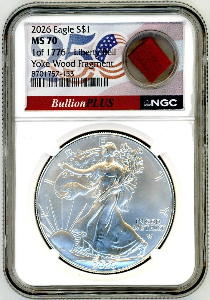 American Eagle NGC Certified MS 70 Silver Bullion Coins for sale