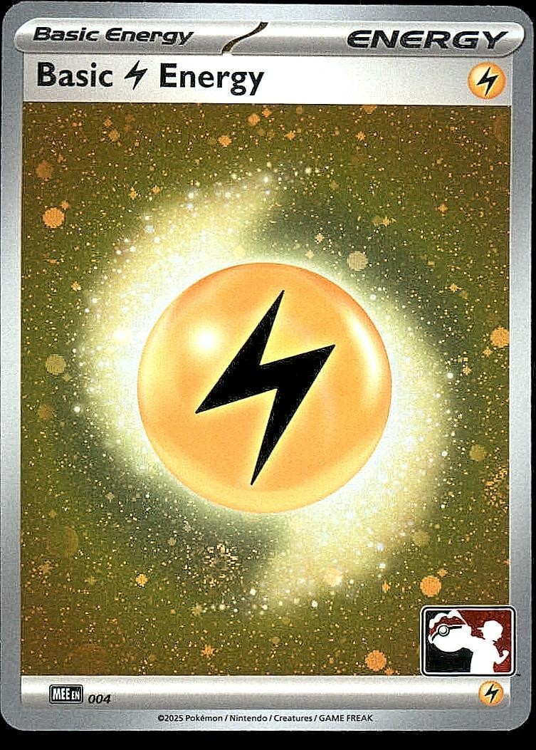 Basic Lightning Energy - MEE (Cosmos Holo) 004 Prize Pack Series Cards Pokemon