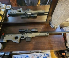 Airsoft Cyma L96 Rifle With Scope And 3 Magazines With 500fps Upgraded Spring