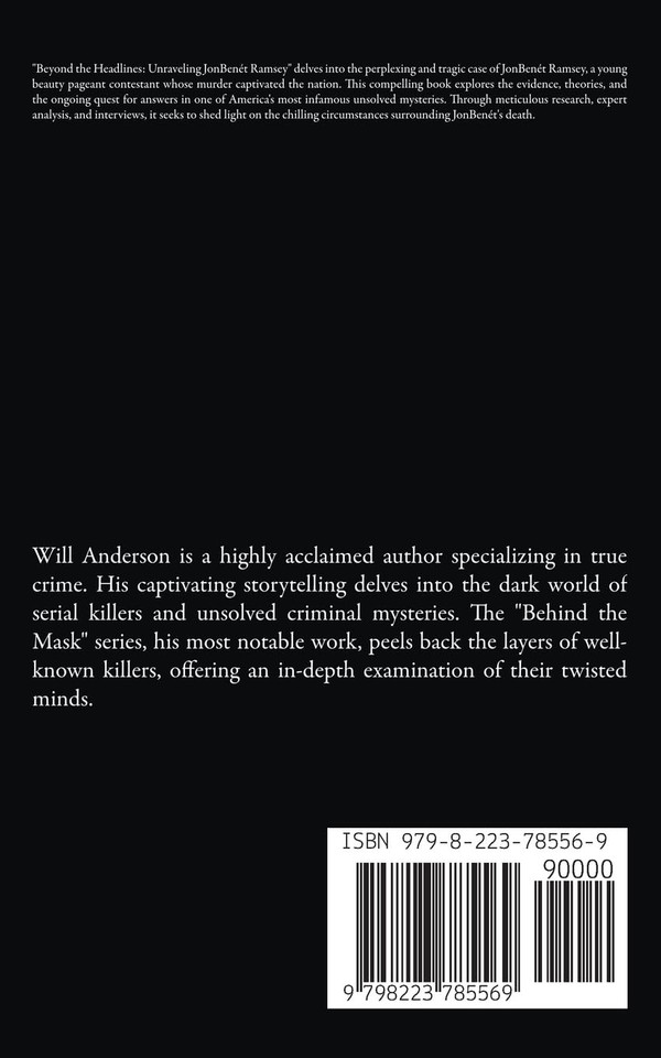 Will Anderson Beyond the Headlines (Paperback) Behind the Mask (UK