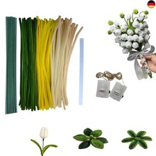 220 St&uuml;ck Pfeifenputzer zum Basteln, Pfeifenreiniger Blumen Set, mit