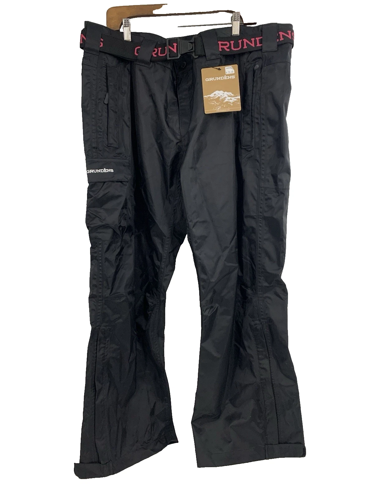 NWT Grundens Weather Watch Pant womens XXL Black Waterproof Fishing Raingear