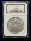 1995 American Silver Eagle NGC MS69 Brown Label